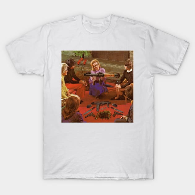 Aunt Daisy's Tea Party T-Shirt by Vertigo Artography